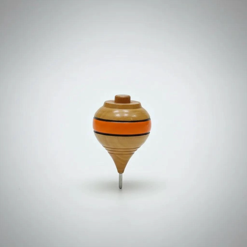 JUEGO DE 6 TROMPOS DE MADERA CON LIENZO TIPICO CHILENO - 5
