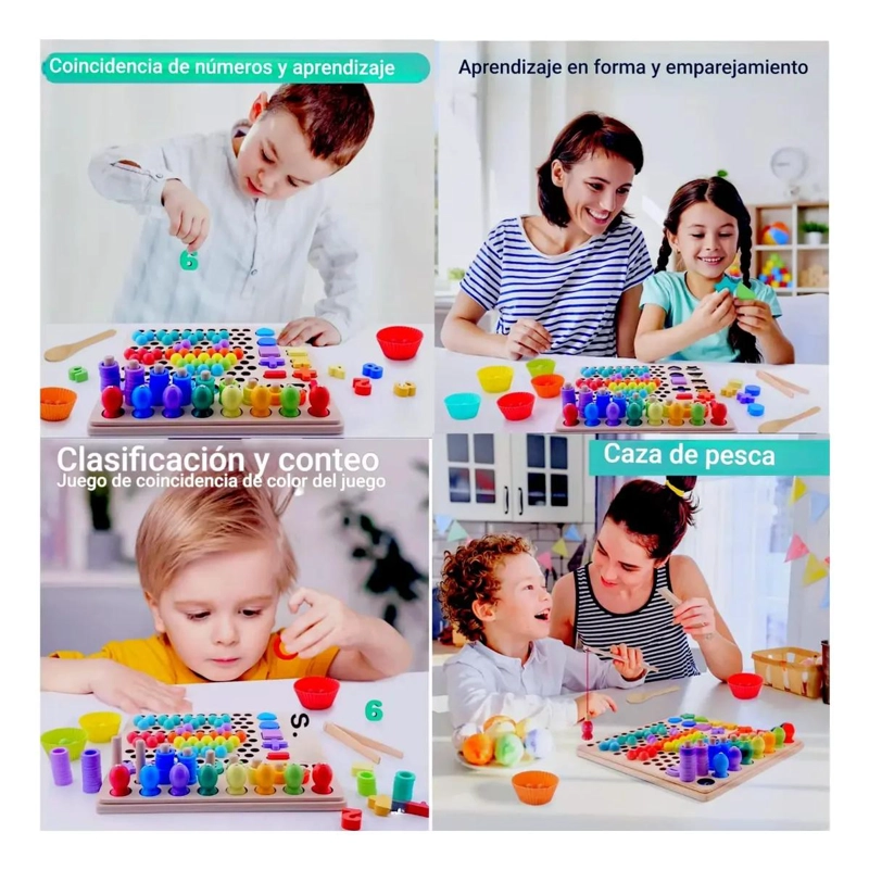 JUEGO EDUCATIVO DE MATEMATICAS IMANTADO PARA NIÑOS - 9