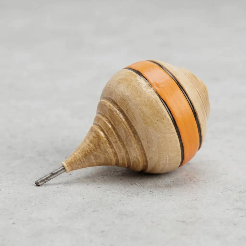12 TROMPOS DE MADERA COLORIDOS PARA JUGAR EN FAMILIA - 3