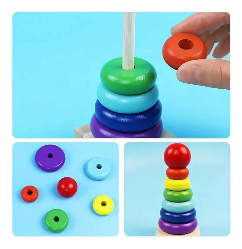 JUGUETES DIDACTICOS DE MADERA PARA NIÑOS DE 3 A 4 AÑOS - 5