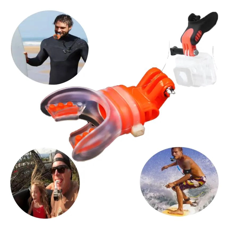 SOPORTE BUCAL UNIVERSAL PARA CAMARAS DEPORTIVAS Y ACCESORIOS - 1