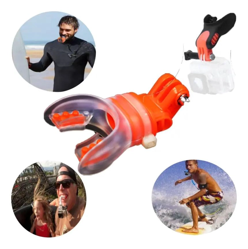 SOPORTE BUCAL UNIVERSAL PARA CAMARAS DEPORTIVAS Y ACCESORIOS - 2