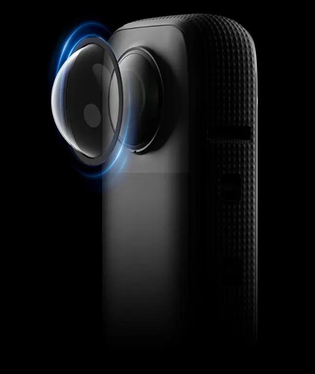 CUBIERTA PROTECTORA DE LENTES PARA CAMARA INSTA360 X3 - 2