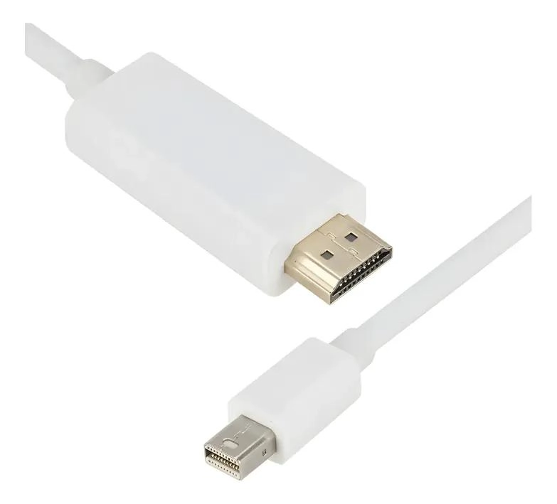 CABLE MINI DISPLAYPORT A HDMI 2 METROS PARA ALTA DEFINICION - 2