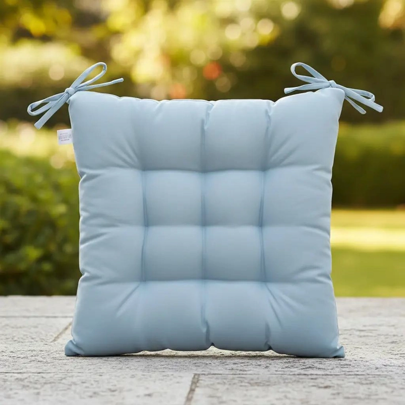 COJINES CUADRADOS IMPERMEABLES PARA SILLAS DE TERRAZA 40X40 - 1