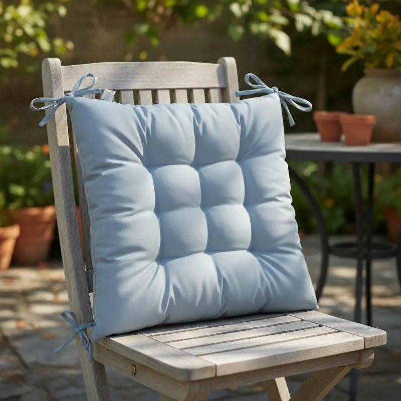 COJINES CUADRADOS IMPERMEABLES PARA SILLAS DE TERRAZA 40X40 - 5
