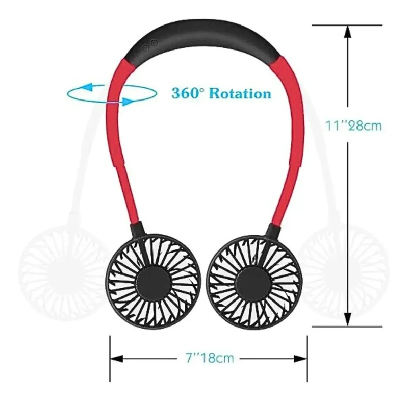 VENTILADOR PORTATIL DE CUELLO USB FLEXIBLE Y EFICIENTE - 6