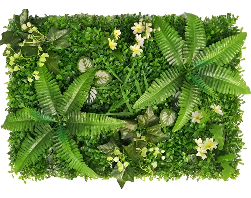 JARDIN VERTICAL ARTIFICIAL 60X40 CM PARA DECORACION INTERIOR - 1