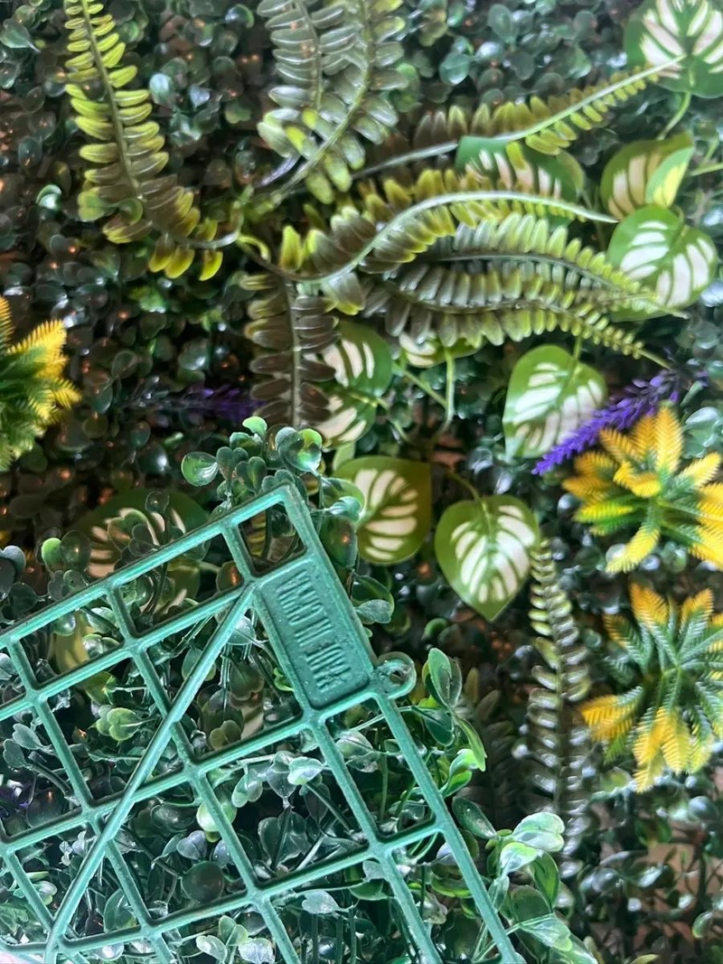 JARDIN VERTICAL ARTIFICIAL 60X40 CM PARA DECORACION INTERIOR - 3