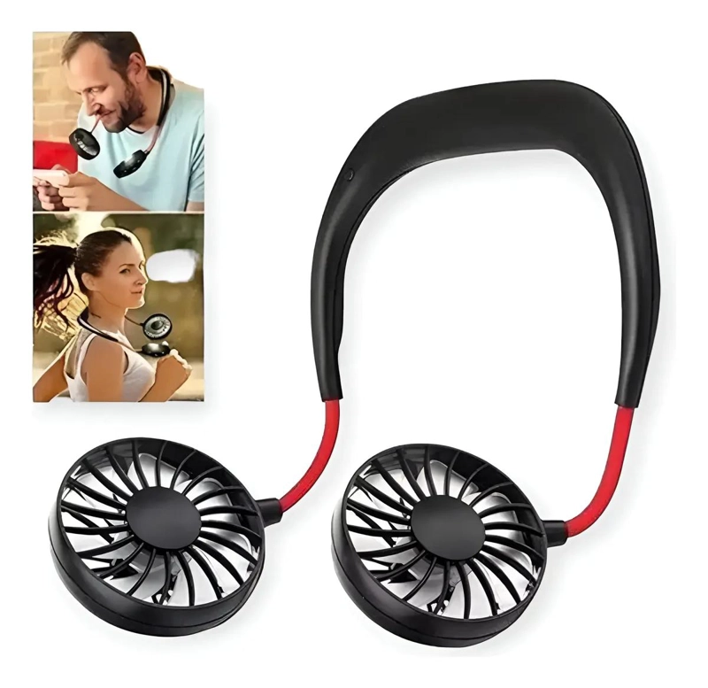 VENTILADOR PORTATIL PARA CUELLO CON TRES VELOCIDADES - 1