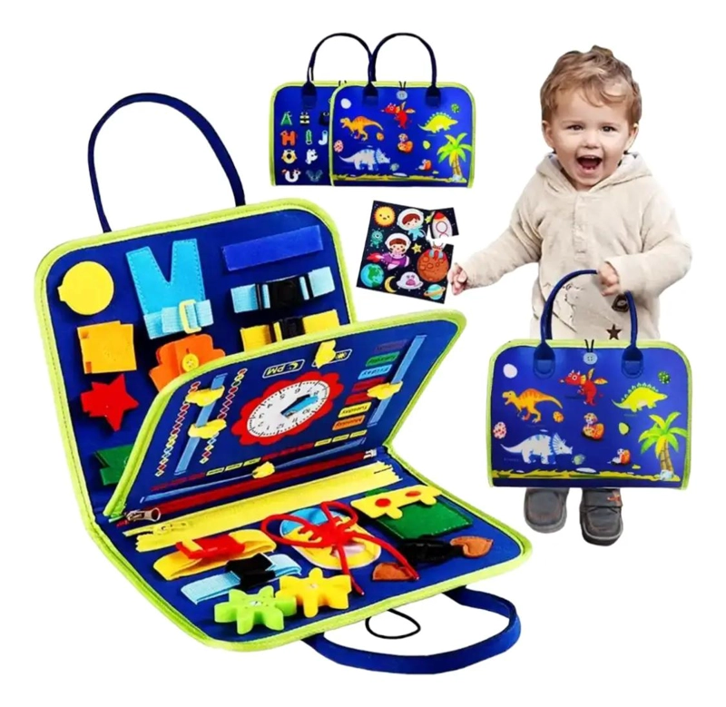 TABLERO SENSORIAL EDUCATIVO PARA NIÑOS DE 18 MESES A 6 AÑOS - 1
