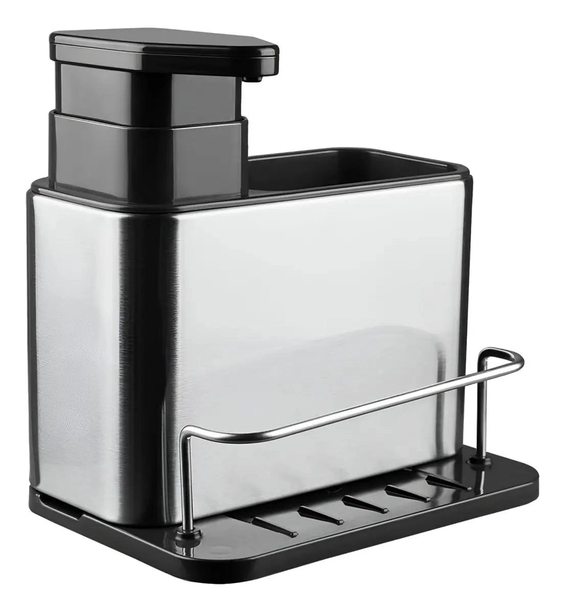 DISPENSADOR DE JABON Y ORGANIZADOR DE ESPONJAS PARA COCINA - 5