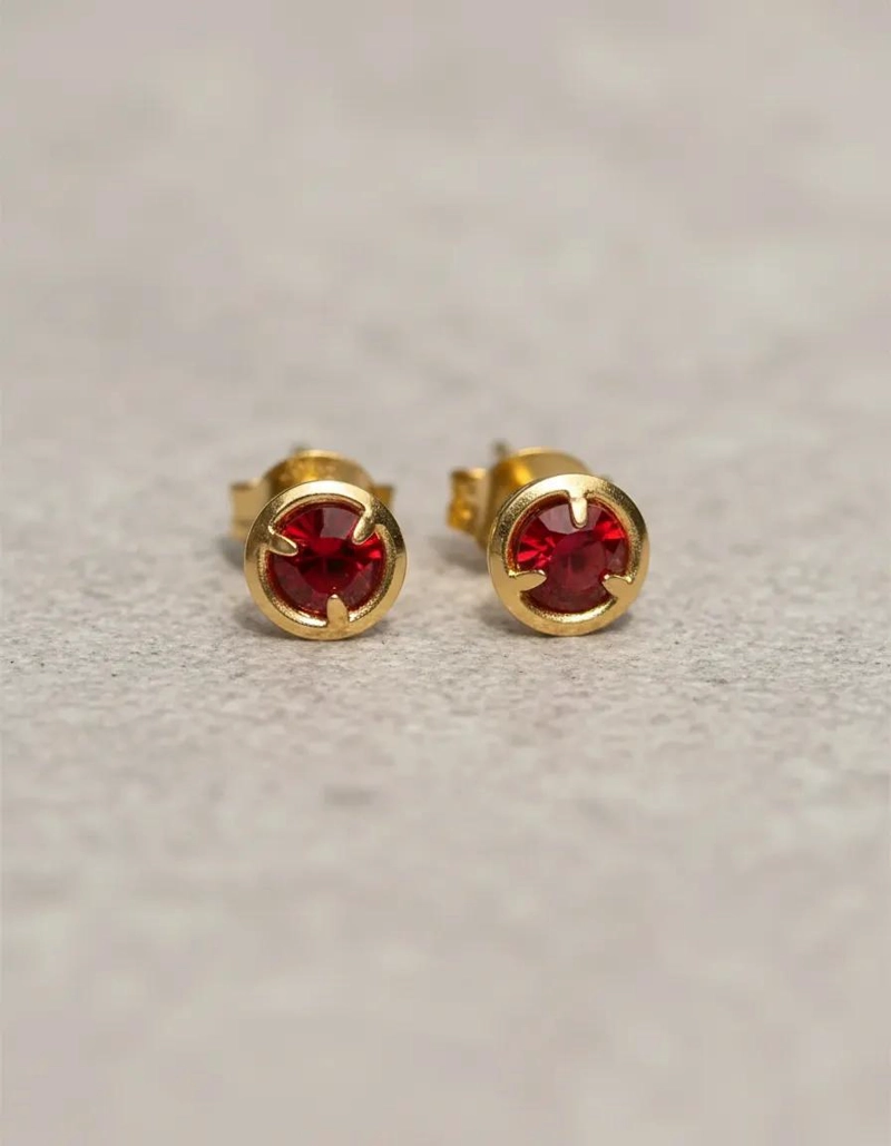AROS DELICADOS CON BAÑO DE ORO HIPOALERGE NICOS Y LIBRES DE NIQUEL - 6