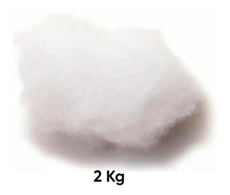 ALGODON SINTE TICO PARA RELLENO DE ALMOHADAS Y PELUCHES 2 KG - 1
