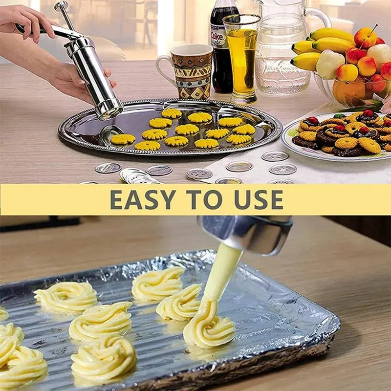 MAQUINA MANUAL PARA GALLETAS CON MOLDES INTERCAMBIABLES Y DISEÑO ERGONOMICO - 6