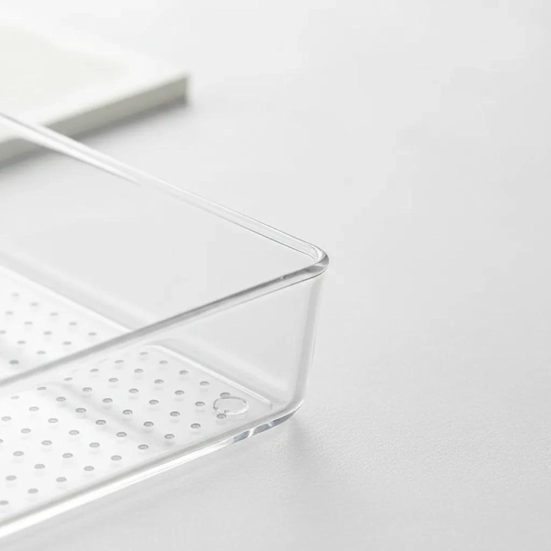 SET DE 25 ORGANIZADORES TRANSPARENTES PARA CAJONES Y ESCRITORIO - 9