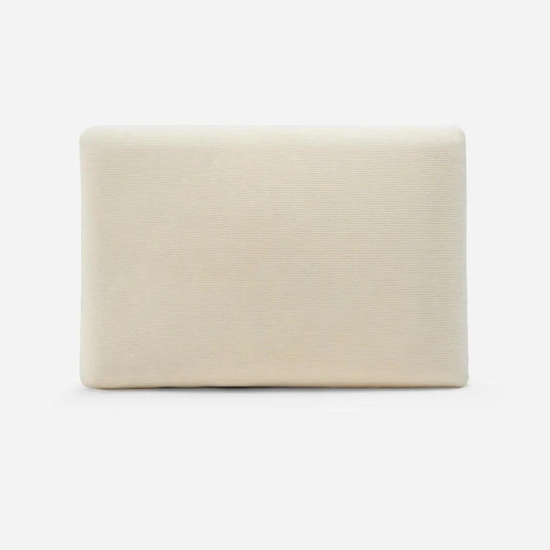 ALMOHADA VISCOELASTICA CON MEMORIA ADAPTABLE 42X62 CM BEIGE - 1