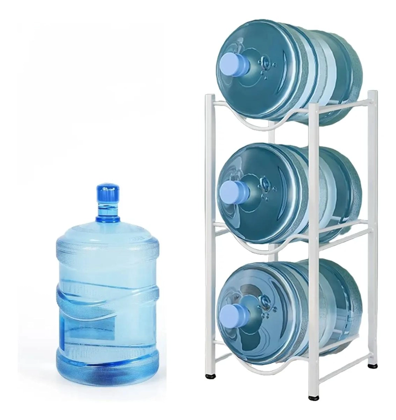 ESTANTE ORGANIZADOR PARA 3 BIDONES DE AGUA DE 20 LITROS - 1