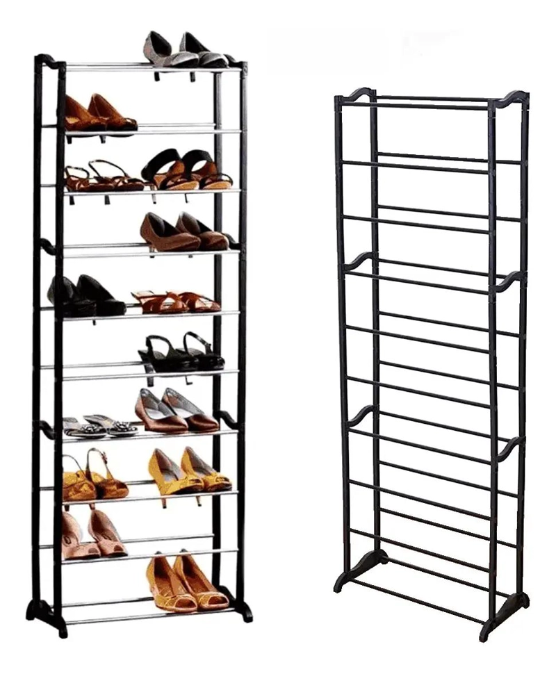 ZAPATERO ORGANIZADOR MULTIFUNCIONAL DE 10 NIVELES PARA 30 PARES - 1