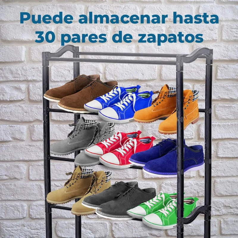 ZAPATERO ORGANIZADOR MULTIFUNCIONAL DE 10 NIVELES PARA 30 PARES - 4