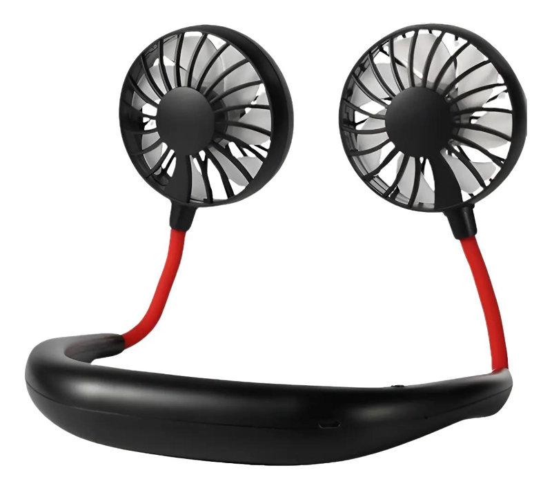 VENTILADOR PORTATIL PARA CUELLO CON TRES VELOCIDADES - 1