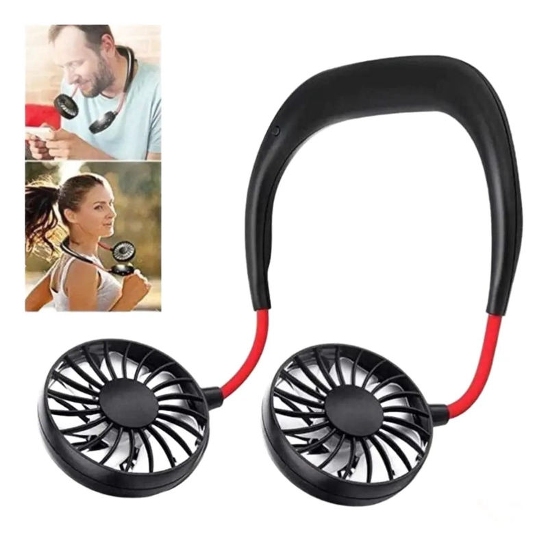 VENTILADOR PORTATIL PARA CUELLO CON TRES VELOCIDADES - 2