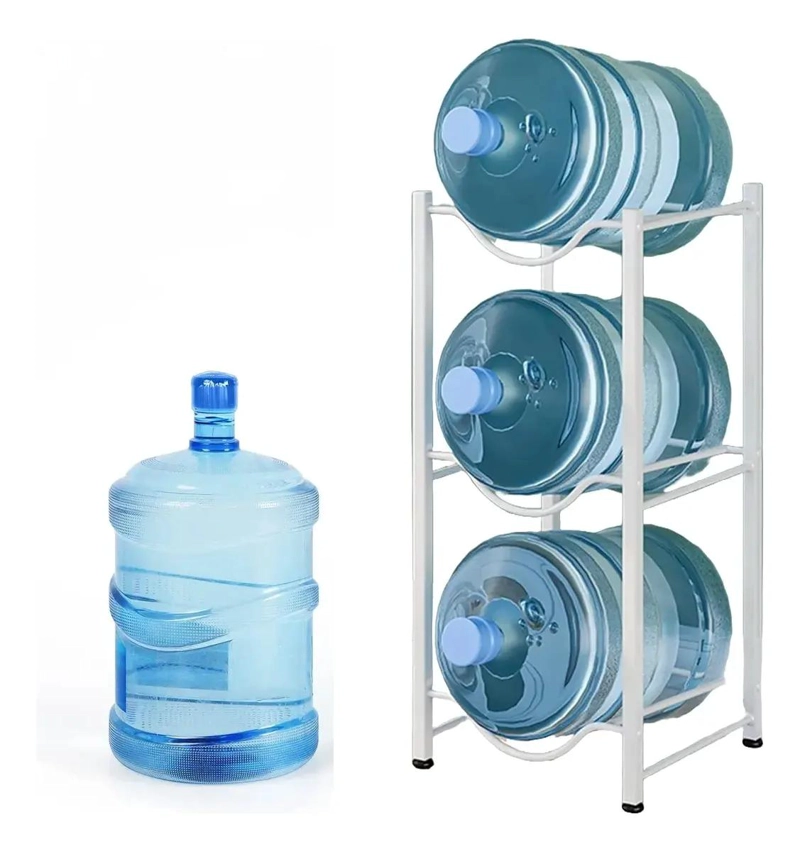 ESTANTE ORGANIZADOR PARA 3 BOTELLONES DE AGUA DE 20 LITROS - 1