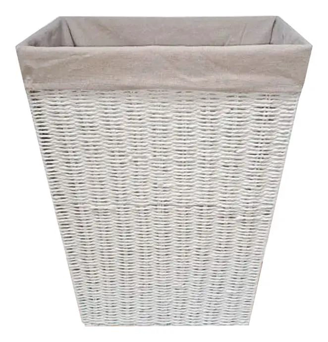 CANASTO ORGANIZADOR DE FIBRAS NATURALES PARA ROPA Y JUGUETES - 3