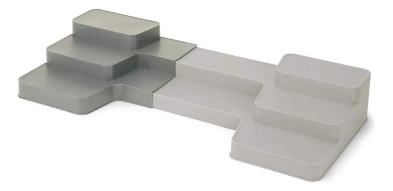 ORGANIZADOR EXTENSIBLE PARA GABINETE DE COCINA CON DISEÑO ESCALONADO - 1