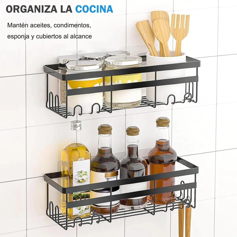 SET DE 10 ORGANIZADORES COLGANTES PARA DUCHA Y BAÑO - 3