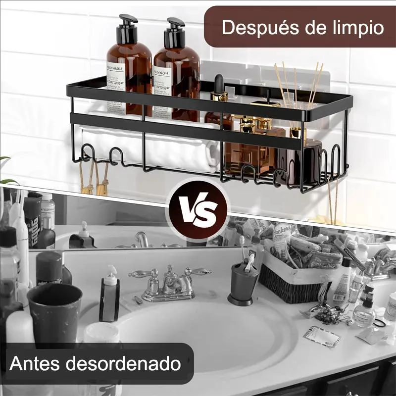 SET DE 10 ORGANIZADORES COLGANTES PARA DUCHA Y BAÑO - 4