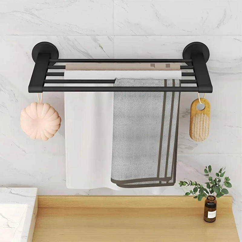 ORGANIZADOR DE BAÑO COMPACTO PARA TOALLAS Y ACCESORIOS - 5