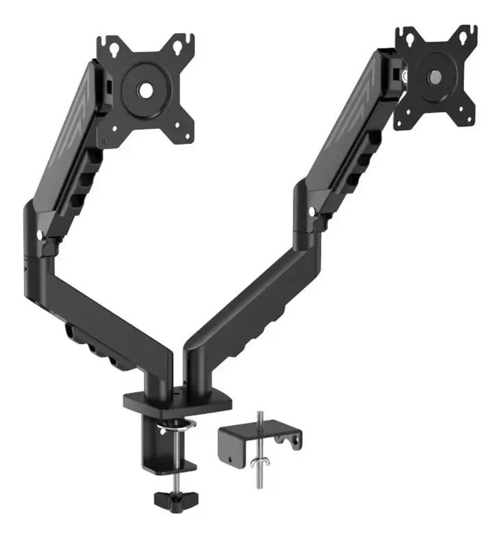 SOPORTE DOBLE PARA ESCRITORIO PARA DOS MONITORES DE 17 A 32 PULGADAS - 1