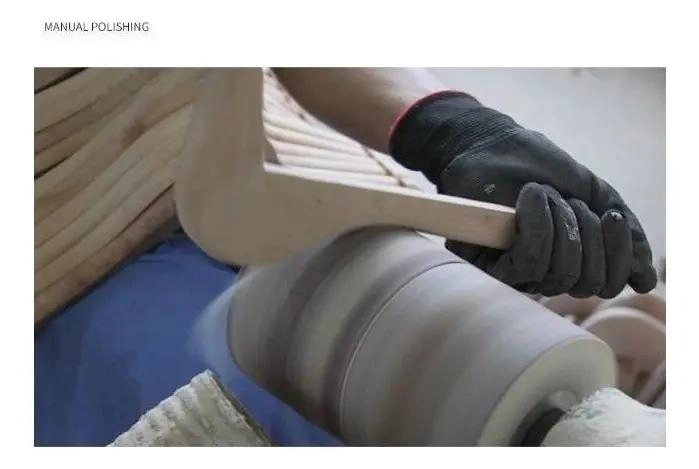 PACK DE 20 COLGADORES DE MADERA PARA ROPA CON GANCHOS - 4