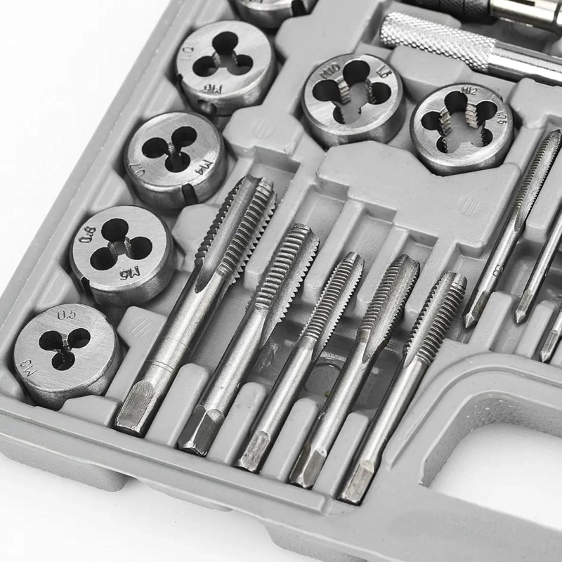 SET MACHUELOS Y TERRAJA ME TRICO 40 PIEZAS - 6