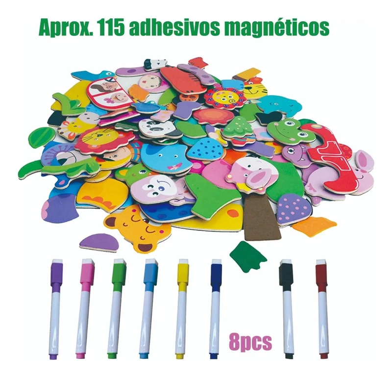 ROMPECABEZAS MAGNE TICO DE MADERA PARA NIÑOS Y ADULTOS - 8