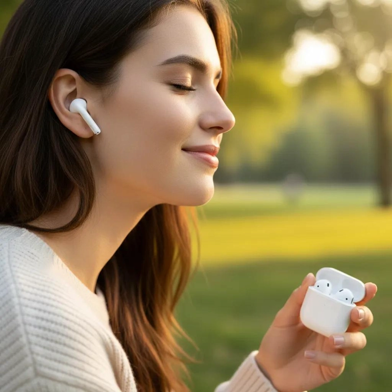 AUDIFONOS INALAMBRICOS BLUETOOTH 5.4 TWS CON SONIDO HI-FI - 6