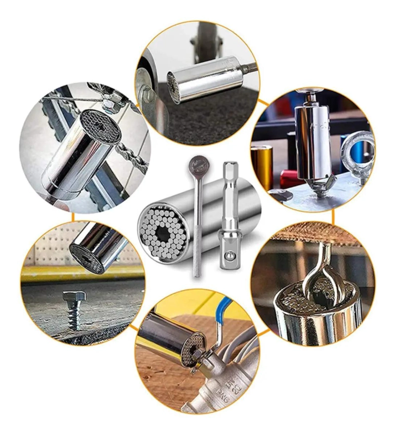 LLAVE COMBINADA AJUSTABLE DE ACERO - 3