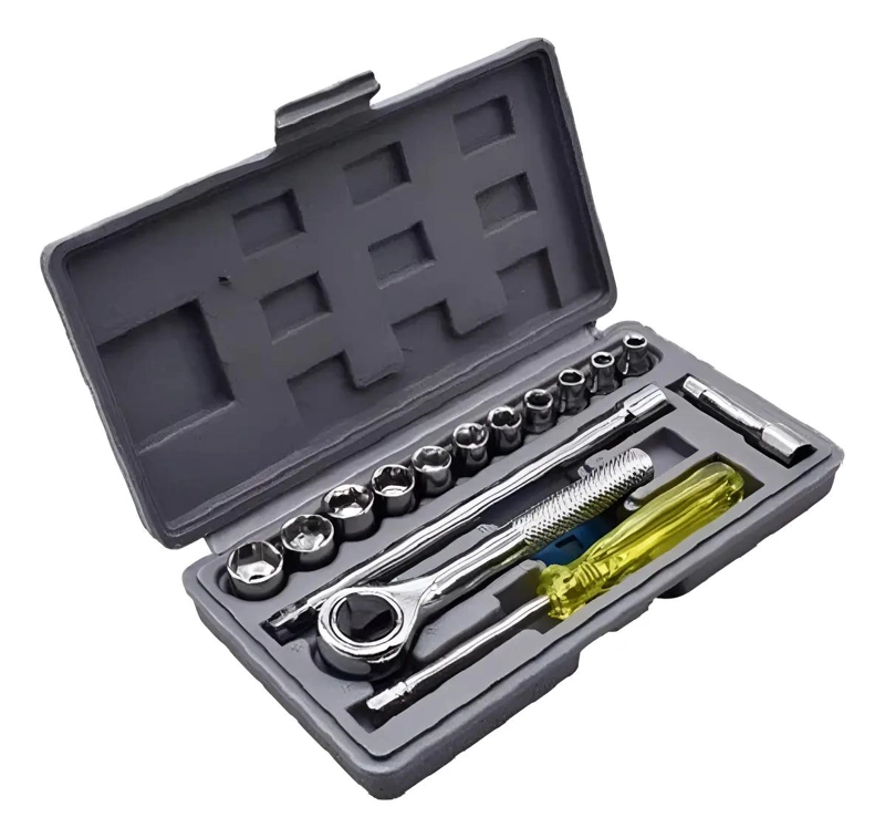 SET DE HERRAMIENTAS DE DADOS 40 PIEZAS CON MALETA - 1