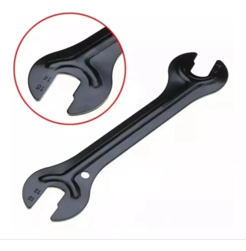 LLAVE ACODADA NEGRA MATE 13-15 Y 14-16 PARA MECANICA - 5