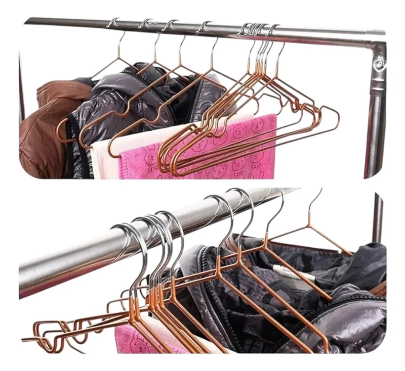 PACK DE 15 PERCHAS COLGADORAS DE ACERO PARA NIÑOS - 3
