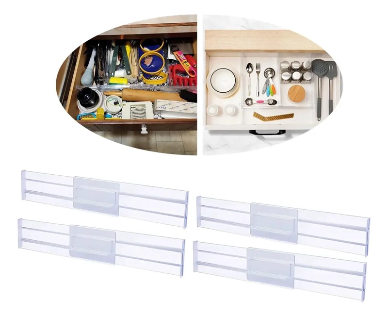 SEPARADORES DE CAJONES AJUSTABLES PARA ORGANIZACION 28-48 CM - 1