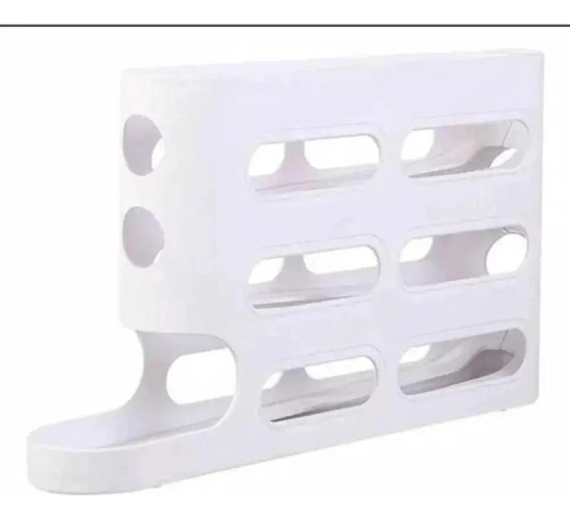 ORGANIZADOR DE HUEVOS BLANCO PARA COCINAS ELEGANTES Y FUNCIONALES - 2