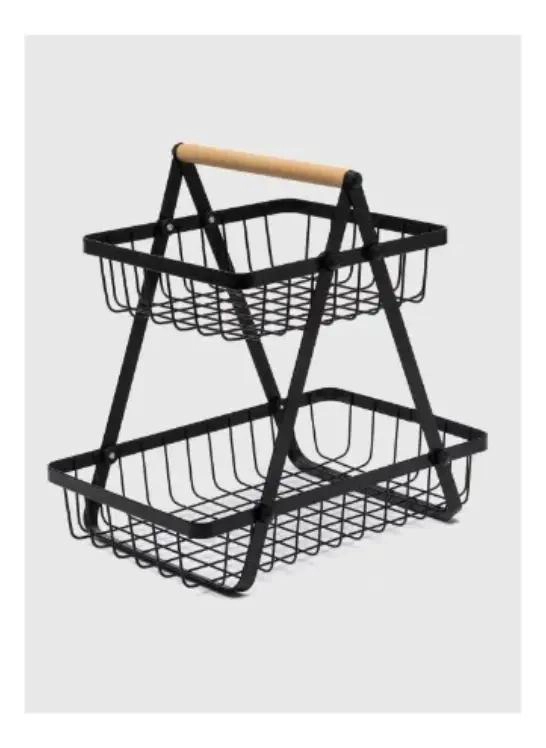 RACK ORGANIZADOR DE ALIMENTOS Y FRUTAS DESMONTABLE - 2