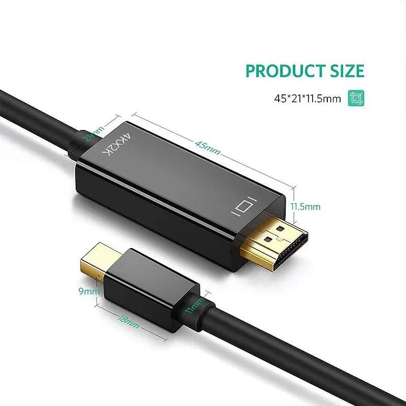 CABLE MINI DISPLAY A HDMI MACHO 1.5M PARA CONEXIONES VERSATILES - 3