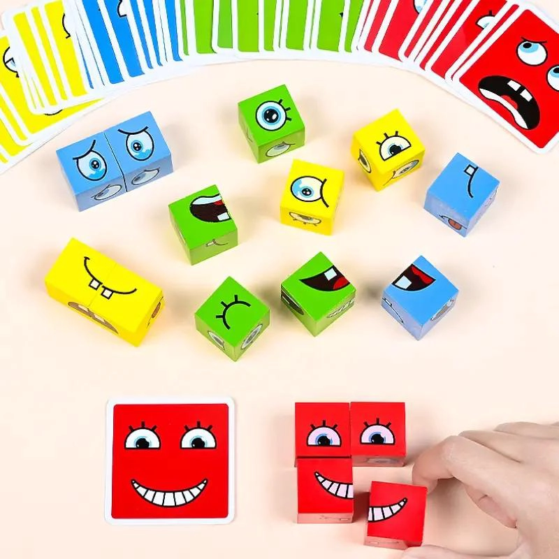 JUEGO DIDACTICO ROMPECABEZAS EMOJI CON TIMBRE PARA NIÑOS - 2