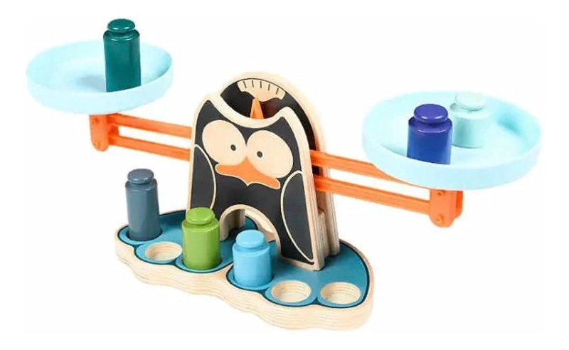 JUEGO DE EQUILIBRIO DE MADERA PARA NIÑOS COLORIDO - 3