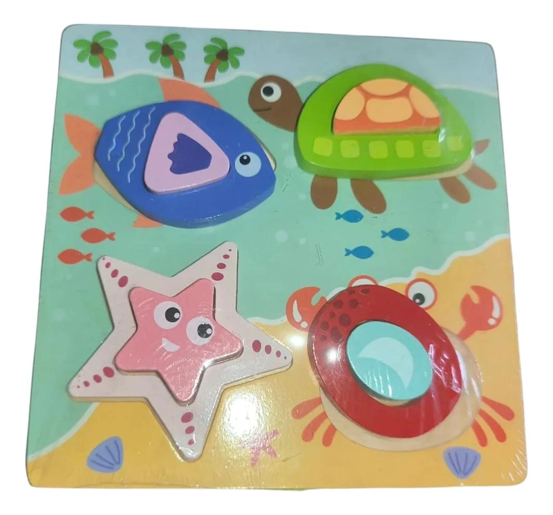 ROMPECABEZAS DE MADERA SURTIDOS PARA NIÑOS PACK DE 2 - 3