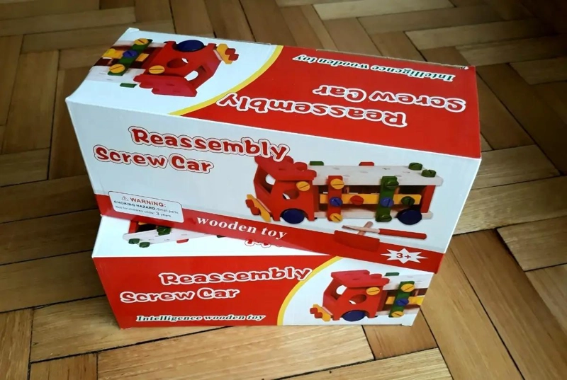 CAMION DIDACTICO DE MADERA PARA APRENDIZAJE INFANTIL - 3