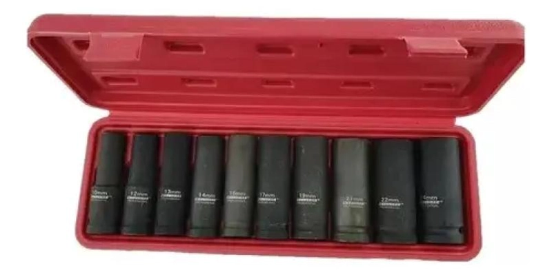 JUEGO DE CAJA CON DADOS DE IMPACTO 1/2 PULGADA - 2